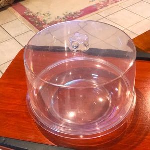 Cake Pie Holder Display Plastic